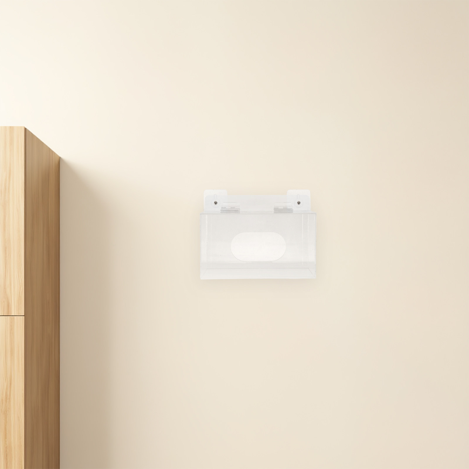 Face Mask Storage Box - ที่แขวนหน้ากากอะคริลิกติดผนัง กล่องเก็บหน้ากากใส ประหยัดพื้นที่ สำหรับสำนักงาน บ้าน คลินิก