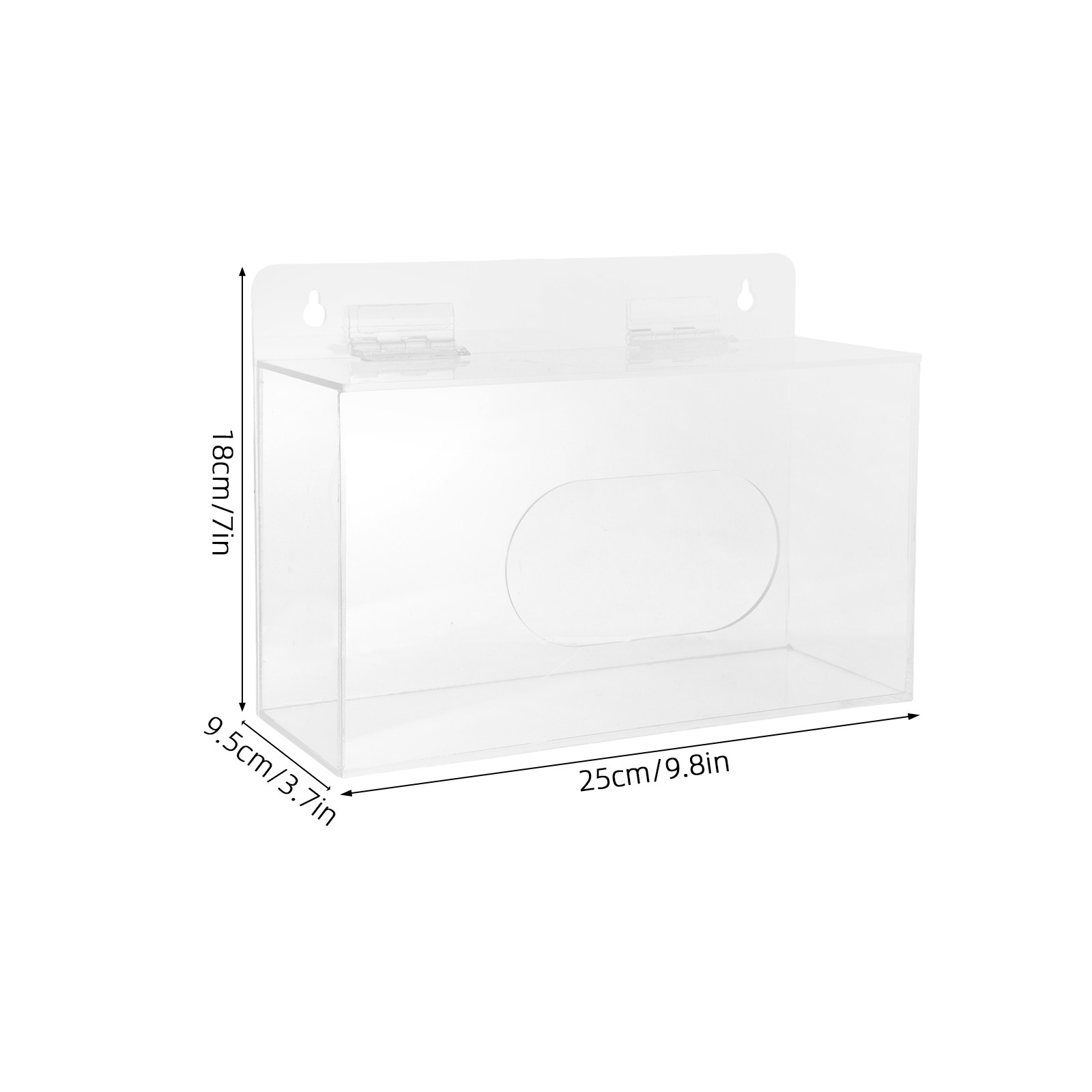 ที่แขวนหน้ากากอะคริลิกติดผนัง  - Face Mask Storage Box บทวิจารณ์และราคา